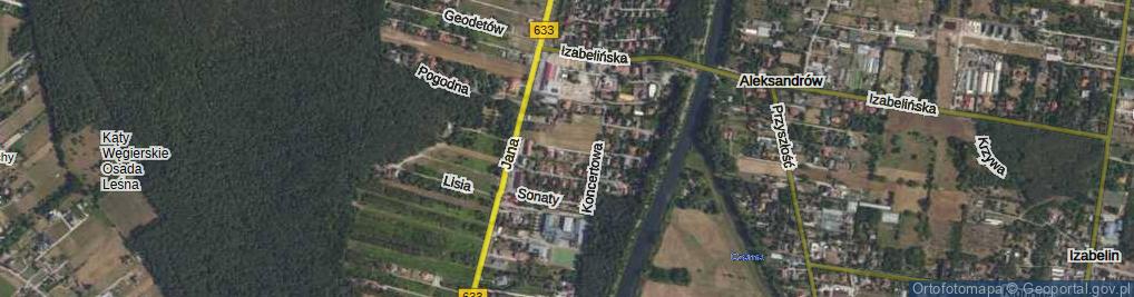 Zdjęcie satelitarne Operowa ul.